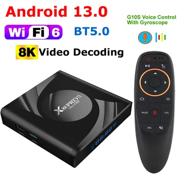 X88 Pro 13 TV Box Android 13.0 Rockchip RK3528 4GB 64GB 128GB 32GB Podpora 8K Video Dekodiranje USB3.0 Wifi6 BT5.0 Set Top Box