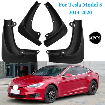 Novo nadgradnjo Blatnik Za Tesla Model S 2014-2020 Blato Zavihki Splash Stražar Blatniki Spredaj Zadaj Fender Anti-splash Kolo