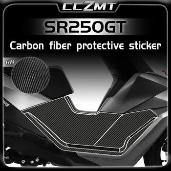 Za VOGE SR250GT nalepke 6D ogljikovih vlaken nalepke zaščiti telesa rezervoarja za gorivo nalepke film nalepke in pribor
