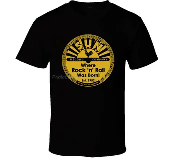 Sonce Evidence Retro Črno Belo Tshirt za Moške Brezplačna Dostava Vrhunske Kakovosti Tee Majica