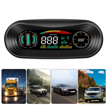 5.2 cm Zaslon Auto Elektronika Pribor KM/h, MPH Alarm prekoračitev hitrosti merilnik Hitrosti Avtomobila Head Up Display GPS HUD Digitalnimi Merilniki