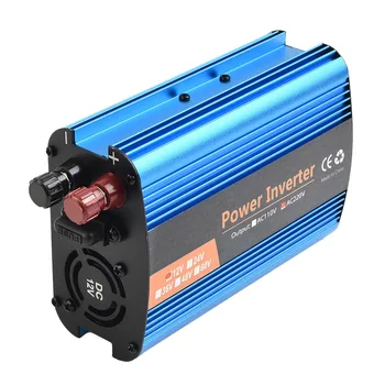 High Power Power Inverter Zamenjava Aluminij Zlitine Modro Spreminjati Sine Wave W/Napajalni Kabel 4000W Oprema Visoke Kakovosti