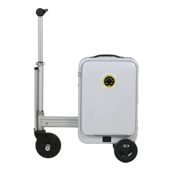 SXMA SE3S Jahanje Prtljage Električna Kovček z Močjo Banka 20 Palčni Nosijo Na Prtljago s TSA Ključavnica za Starešine Samodejno