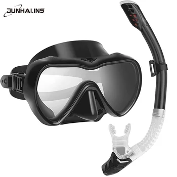 Anti meglo, kaljeno steklo za potapljanje masko za plavanje, potapljanje in potapljanje, strokovno odraslih snorkeling oprema