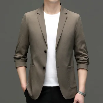2682-R-Priložnostne obleko jakna moški korejska različica svoboden in lep poletni beli modi obleko