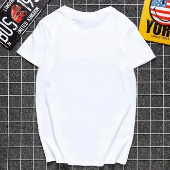B10019 Poletje Človek Tshirt Bele Majice Hipster T-majice Harajuku Bela Udobno Priložnostne Tee Shirt Vrhovi Oblačila za Moške Kratke