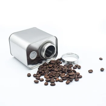 Coffee Bean Nepredušno zaprte Pločevinke Prostem Kampiranje Kositer Polje Živilskih Embalaža za Shranjevanje Sveže Dihanje Železa Pločevinke