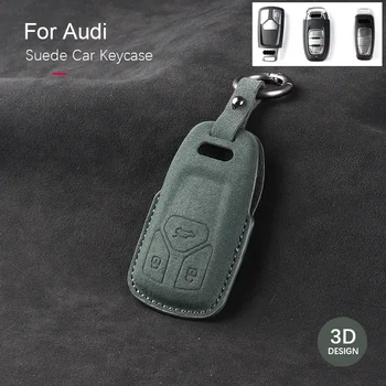 Avto Daljinski Ključ Primeru Zajema Lupini Za Audi A4 B9 A5 A6 8S 8W V5 V7 4M S4 S5 S7 TT TTS TFSI RS Zaščitnik Fob brez ključa