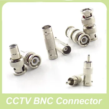 BNC Priključek RCA Ženski Moški F/F F/M M/M, Adapter Vtičnica Plug Bnc Napajanje za Sistem CCTV Kamere Pribor