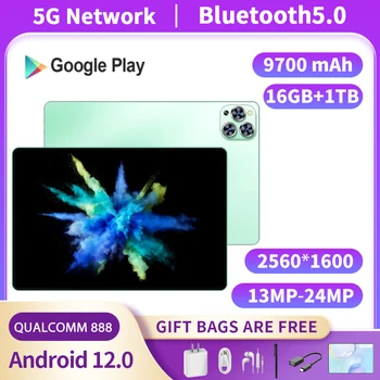 5G 2024 Nova Tableta 10.1 11 12 14 15 Inch Android 13 16 GB RAM-1TB ROM Dual SIM Dual pripravljenosti WIFI google play po vsem Svetu Edition