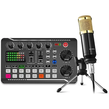 Trgovina na drobno Podcast Opreme Snop, Zvočne Kartice Mikrofon (120Khz/24 Bit), In Profesionalni Zvočni Mešalnik Za Pretakanje igre na Srečo