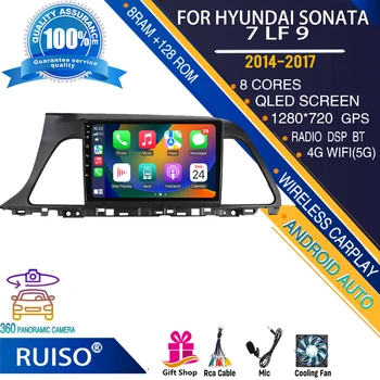 RUISO Android zaslon na dotik avto dvd predvajalnik Hyundai Sonata 7 LF 9 2014-2017 avto radio stereo navigacijski zaslon 4G GPS, Wifi