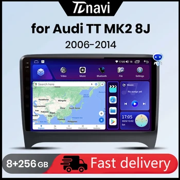 TL7Plus avtoradia Za Audi TT MK2 8J 2006 - 2014 Brezžični CarPlay Android Auto Avto inteligentni sistemi Ne 2 din 2din DVD