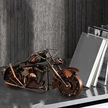 Kovinsko Retro Motocikli Figur Kip Obrti Zbirka za Darilo Doma Dekor