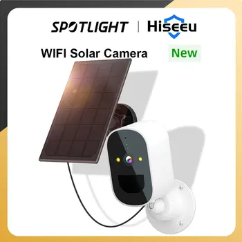 1080P WiFi Sončne Fotoaparat S solarnimi PIR Človekovih Odkrivanje Nočnega Vida Prostem Varnostne Kamere 4000 mah Baterija za ponovno Polnjenje