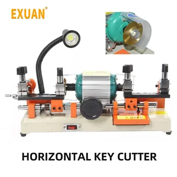 Exuan 238bs Horizontalni Ključni Stroj za Rezanje Tipko Zlitine Pralni Dvojno Glavo Tipko Cut Locksmith Tipko Copy rezanje 110V/220V