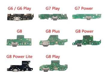 50Pcs USB priključek za Polnilnik Priključek za Polnjenje Dock Vmesnik Flex Kabel Odbor Za Motorola Moto G8 Moč Lite G8 Igrajo Plus Zamenjava