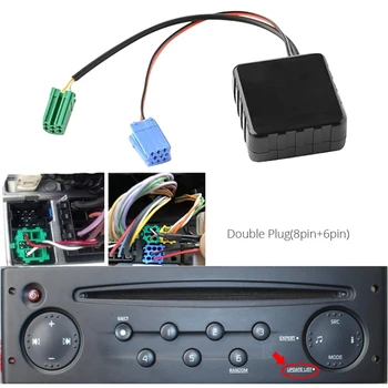 Avto Bluetooth o Adapter Vmesnik MINI ISO 6Pin&8Pin za Renault 2005-2011 Modeli Stereo CD Gostiteljske