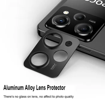 Kovinski Objektiv Zaščitnik Kritje za Xiaomi POCO X5 Pro Objektiv Nalepke Za Poco X5 Zaščitni Obroč Fotoaparat Varstvo Len Stražar Film