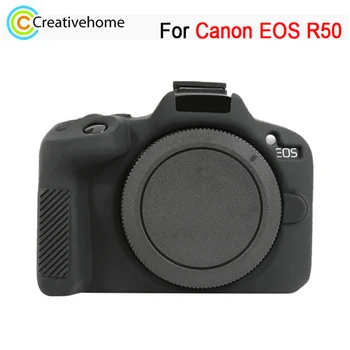 PULUZ Mehko Silikonsko Ohišje Za Canon EOS R50 Kamere Zaščitni Pokrov Primeru