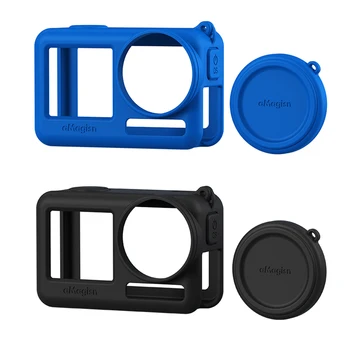 Silikonsko Ohišje Zaščitna torbica Z Objektiva na Praske Odpornega Anti-Trk Fotoaparat Protector Za DJI Osmo Ukrep 4 3