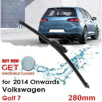 Avtomobilski Brisalec Rezilo Zadaj Nazaj Okno Vetrobranski Brisalci vetrobrana Pribor Za Volkswagen VW Golf 7 Hatchback 2014 Naprej 280mm