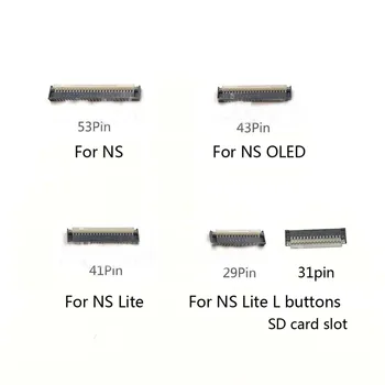 Zamenjava Za PREKLOP NS Lite oled matične plošče LCD Zaslon Flex Kabel Posnetek L gumbi SD Traku Priključek za Vtičnico