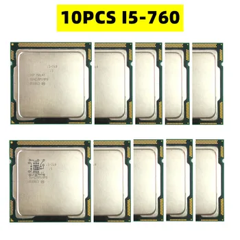 10PCS I5-760 Core i5 760 Quad-Jedra Quad-Nit CPU Procesor za LGA 1156 2.8 GHz, 8M 95W Procesor