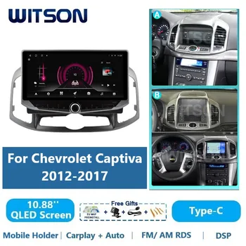 Auto Stereo QLED Android Večpredstavnostnih za CHEVROLET CAPTIVA 2012-2017 Carplay Avto Radio, GPS, WiFi Vozila WITSON Vodja Enote