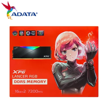 ADATA LANCER RGB DDR5 Pomnilnika igre na Srečo 7200MHz 16gbx2 RAM DDR5 Namizni RAČUNALNIK XPG DDR5 Pomnilniški Modul z hladilnega telesa