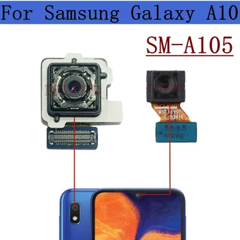 Original Spredaj Zadaj Kamera Za Samsung Galaxy A10 A105F A105N A105M A105G Selfie Čelnega Široko Nazaj Glavnega Modula Kamere Flex Rezervnih