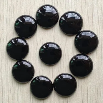 Debelo 20pcs/veliko Moda naravni črni oniks krog chrysoprase kroglice 25 mm, za nakit, Pribor, zaradi česar brezplačna dostava