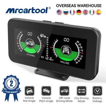 MRCARTOOL M50 Off Road Avtomobil Pobočju Meter GPS Smart Inclinometer Digitalni Dispaly Nagib Strehe Kota Merilnikom. Auto HUD Inteligentni
