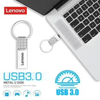 Lenovo 2TB USB 3.0 Flash Diski Visoko Hitrost Kovinski Pendrive 1Tb 512GB 256GB Memoria Prenosni Disk USB Za PC Prenosni Računalnik Disk