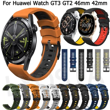 20 22 mm Trak Za Huawei Watch GT3 GT2 42mm 46mm Silikonski Trak GT 2 3 Gt2 pro Runner Čast magic 2 42/46mm Smartwatch Watchbands