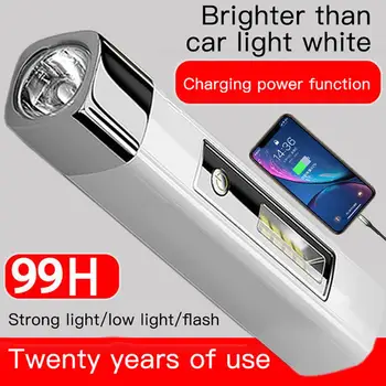 Prenosni 2 V 1, Ultra Svetla G3 Taktično LED Svetilka Mini Zunanja Razsvetljava 3 Načini Svetilka Z USB Kabel za Polnjenje