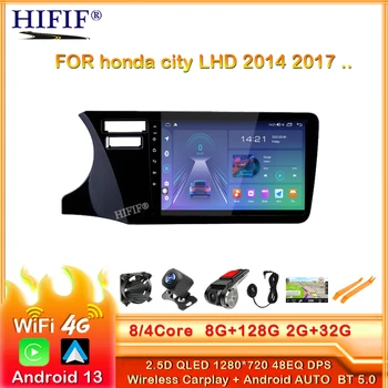 Android 13 WINCE GPS Bluetooth avtoradio, Predvajalnik za HONDA CITY 2014 LHD 2G 16 G MP3, MP4 Wifi Vozila Večpredstavnostnih
