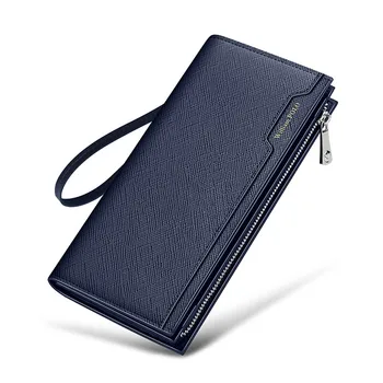 Men ' s high-end torbici, usnje dolgo denarnice, modi in prilagojene mobilnim telefonom, vrečko, multi-funkcionalna kartice sim
