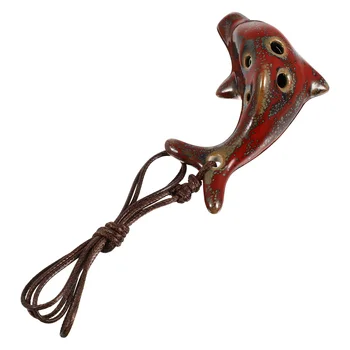 Ocarina Keramični Strokovno Ogrlica Začetnik Instrument Veter Xun Stari Piščal, Kitajski Krompir Luknjo Luknje Klasični Slog Ljudskega
