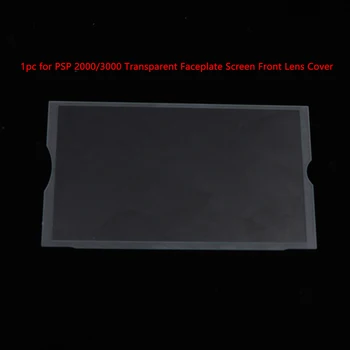 Za PSP 2000/3000 LCD Zaslon steklen Pokrov Strešna Plošča Pregleden Faceplate Zaslon Prednji Pokrovček Objektiva Zamenjave