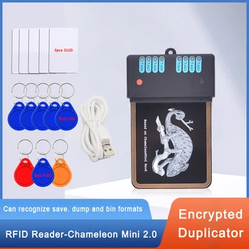 RFID Kameleon Rdv 2.0 Mini Card Reader Proxmark3 NFC Tipko za Odkrivanje kopirni stroj 13.56 Mhz Žeton Pisatelj ISO14443 Oznako Duplicator