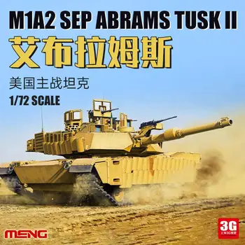 MENG 72-003 1/72 Obsega M1A2 SEP ABRAMS OKEL II Model komplet