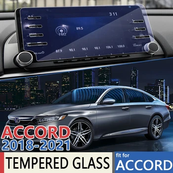 za Honda Accord 10 MK10 CV 2018~2021 Avto Navigacija GPS Anti-Fingerprin Polno Touch Screen Protector Kaljeno Steklo Oprema
