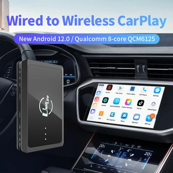 Ushilife Android 12 Tv Box Ai Polje 4G LTE 6125 8+128G Brezžični Carplay Brezžični Android Auto Vgrajen Youtube Netfilx Play Store