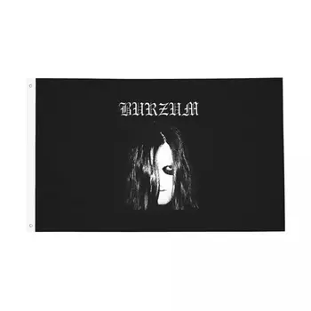 Burzum Zastavo Notranja Zunanja Banner Poliester Black Metal Glasbo, Dekoracijo Dvojno Stranicami 2x3 3x5 4x6 FT Zastav