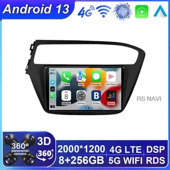 Android 13 Za Hyundai I20 2018 2019 Multimedijski Predvajalnik, GPS Navigacija Stereo Avto Video DVD CarPlay Auto Radio NE 2Din 4G BT