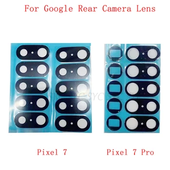 2Pcs/Set Zadaj Nazaj Objektiv Kamere Stekla Za Google Pixel 7 Pro 6A 7A Fotoaparat Objektiv Stekla rezervnih Delov