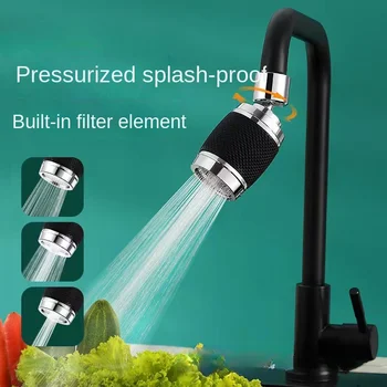 Kuhinjska Pipa Filter Anti-splash Booster Filter, Tri-hitro Nastavljivo Univerzalno Nastavljiv Vroče in Hladno na Voljo Pipa