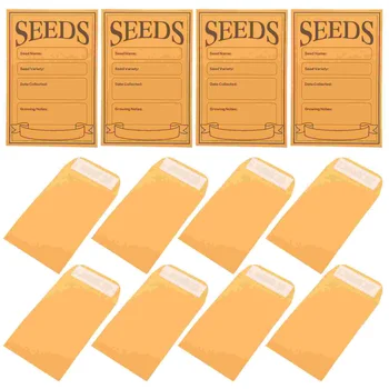 100 kos Kraft papir, Kraft Papir Ovojnice Majhne Kuverte Rastlinskih Semen Ovojnice Rastlinskih Semen Ovojnice