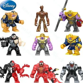 Disney gradniki Thanos Strup Spider-Man Avengers Klasične filmske Superheroj Modeli Big Lutke Anime Številke Igrače za Otroke